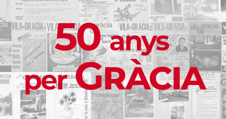 No et perdis l’exposició ’50 anys per Gràcia’ del 6 al 26 d’octubre
